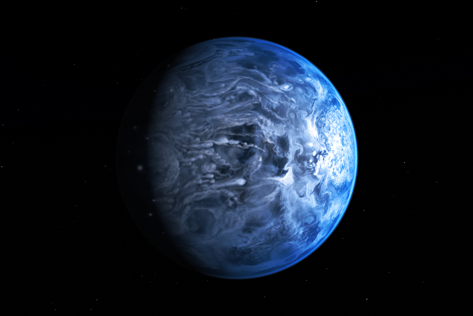 Ny upptäckt av vattenrika exoplaneter