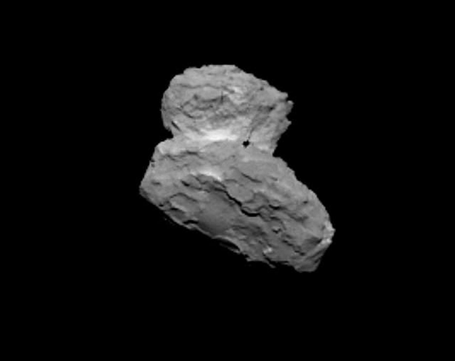 Efter tio års resa möter rymdfarkosten Rosetta sitt mål kometen P67/Churyumov-Gerasimenkov