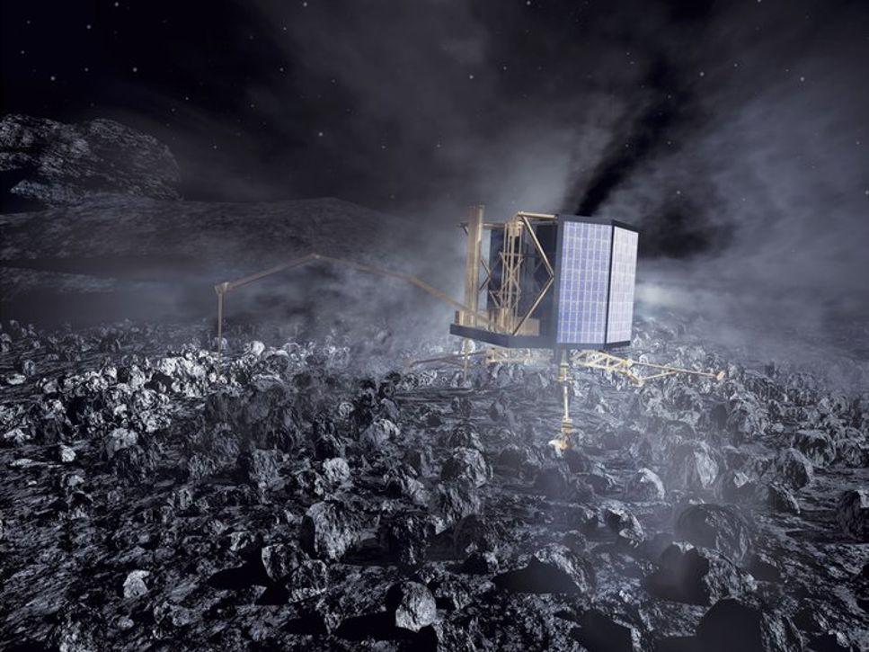Landaren Philae landade i november på en kall och skuggig del av kometen.