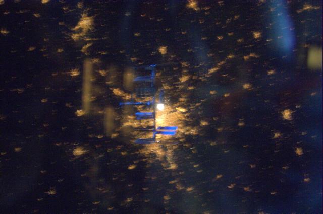 ISS över paris
