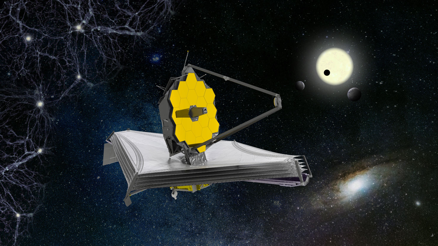 Artist_s_impression_of_the_James_Webb_Space_Telescope.jpg Illustration av Webb