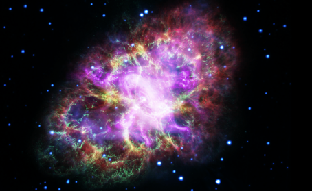 Crab Nebula, resterna av en supernova  