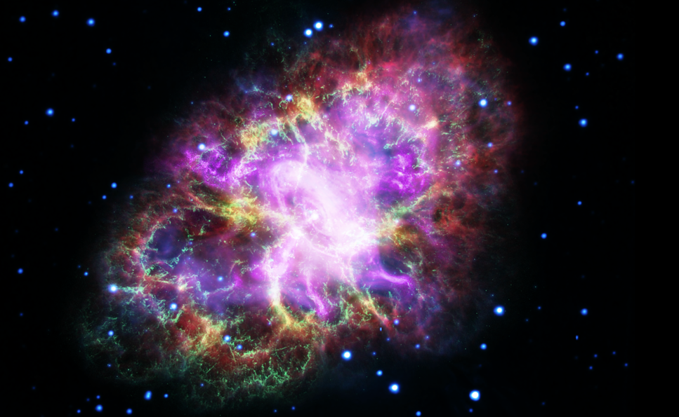 Crab Nebula, resterna av en supernova  
