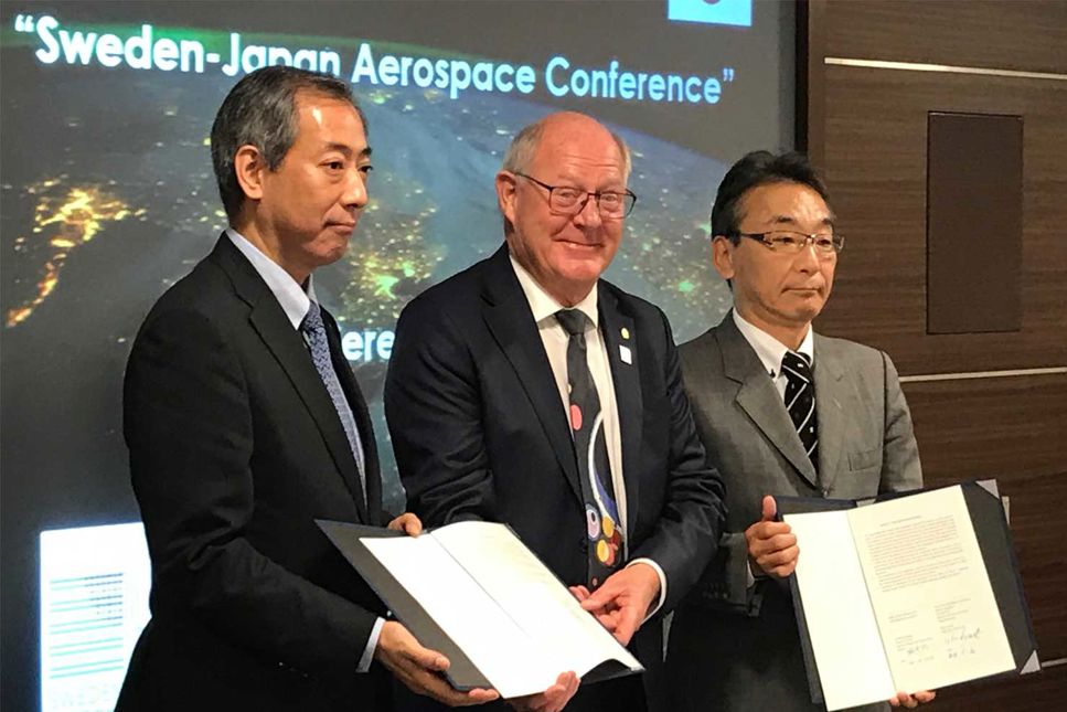 Sverige och Japan skriver nytt samarbetsavtal