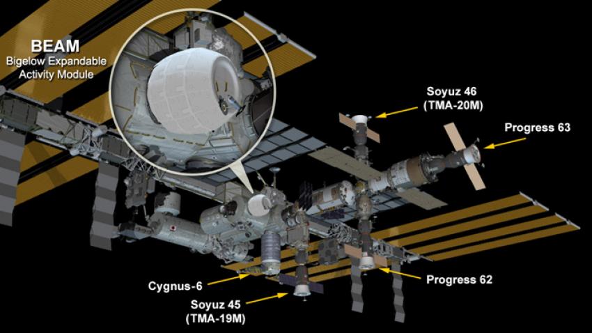 Beam är rymdstationens senaste modul.