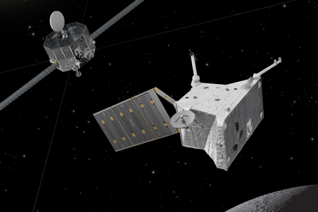 BepiColombo_at_Mercury-1.png BepiColombo ska ge ny kunskap om Merkurius