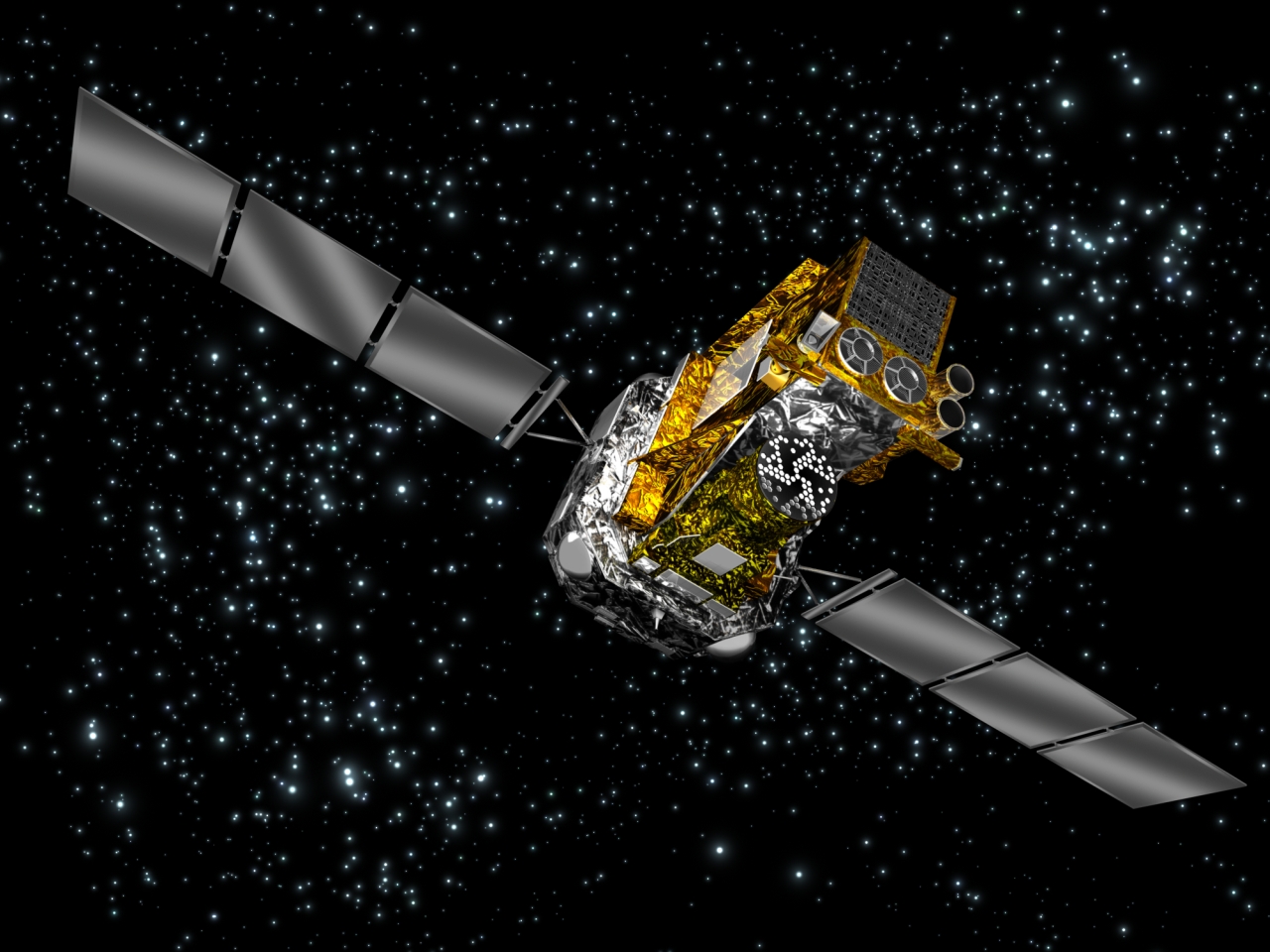 Satellit i rymden