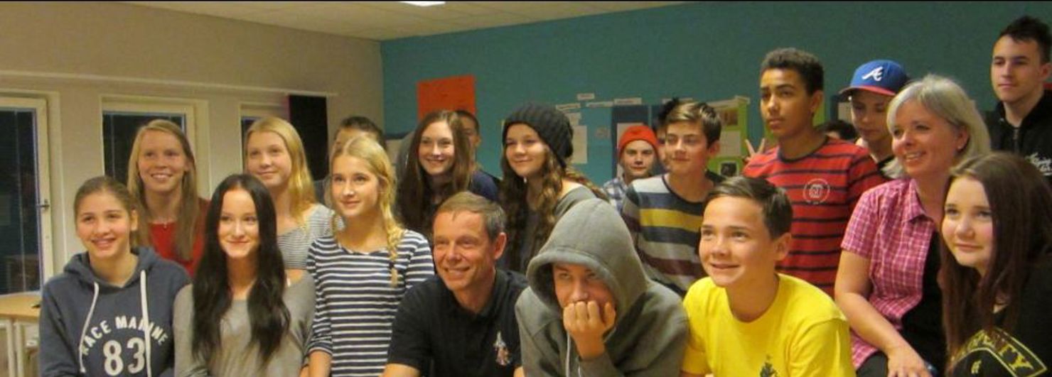 i 8B på Linneaskolan i Umeå