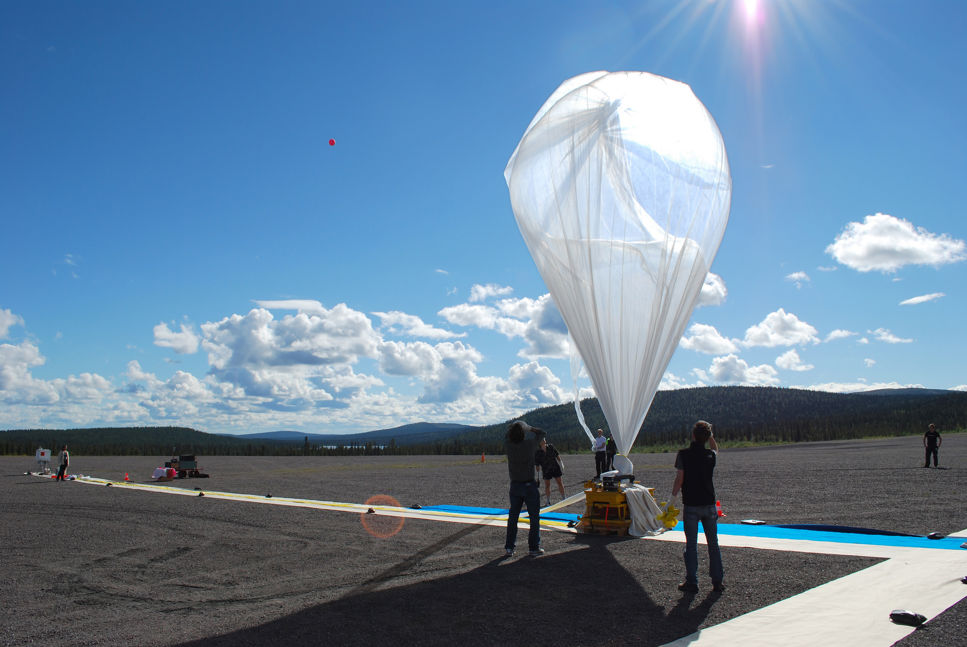 Nasa studerade röntgenstrålning i Kiruna