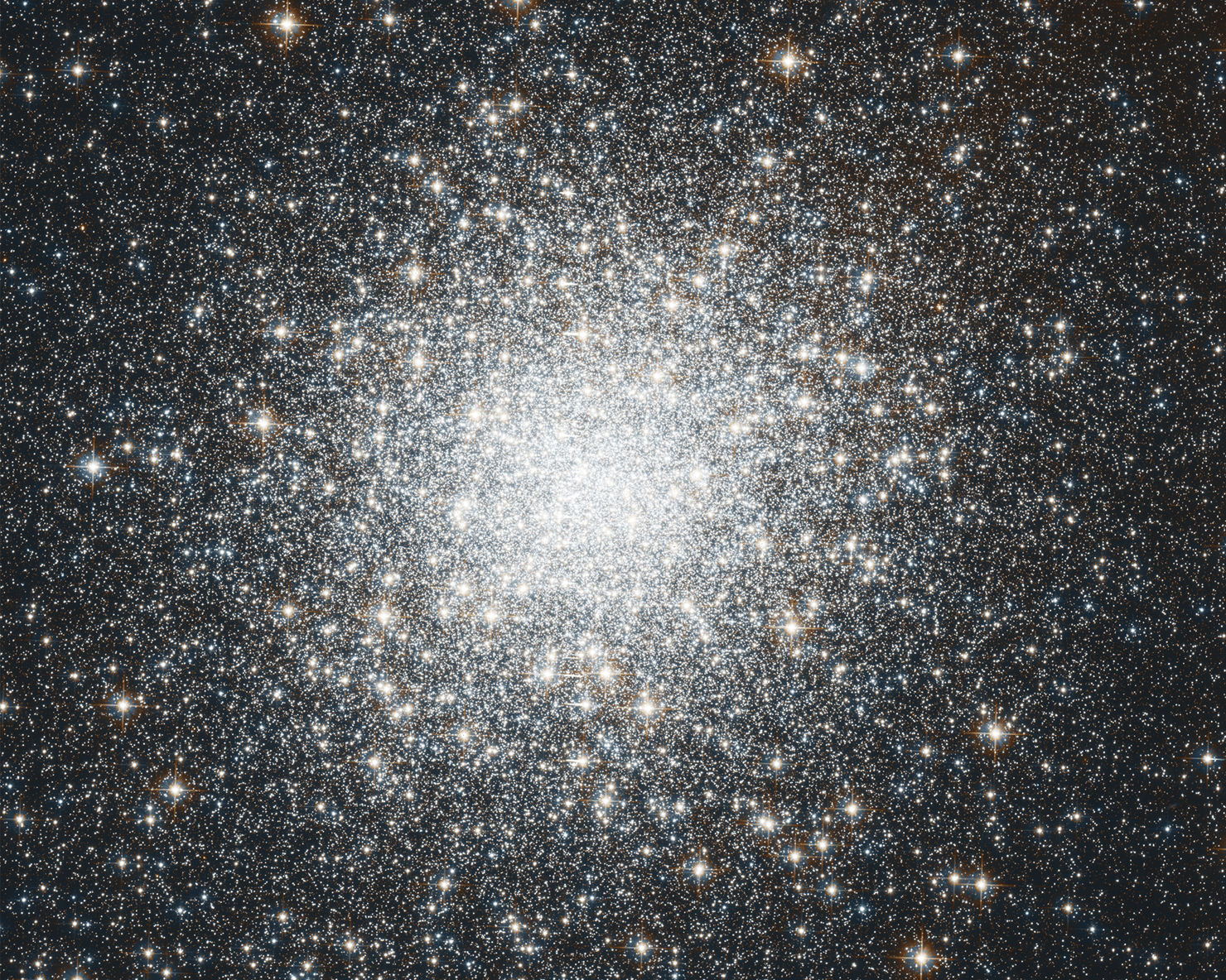 En astronomisk bild av en stjärnhimmel