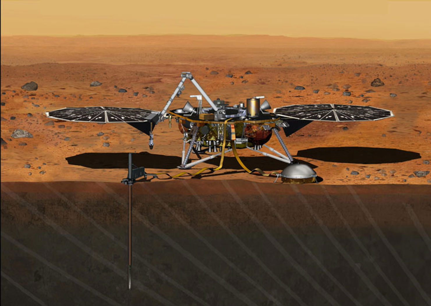 NASA ställer in det planerade uppdraget InSight som skulle utforska Mars.
