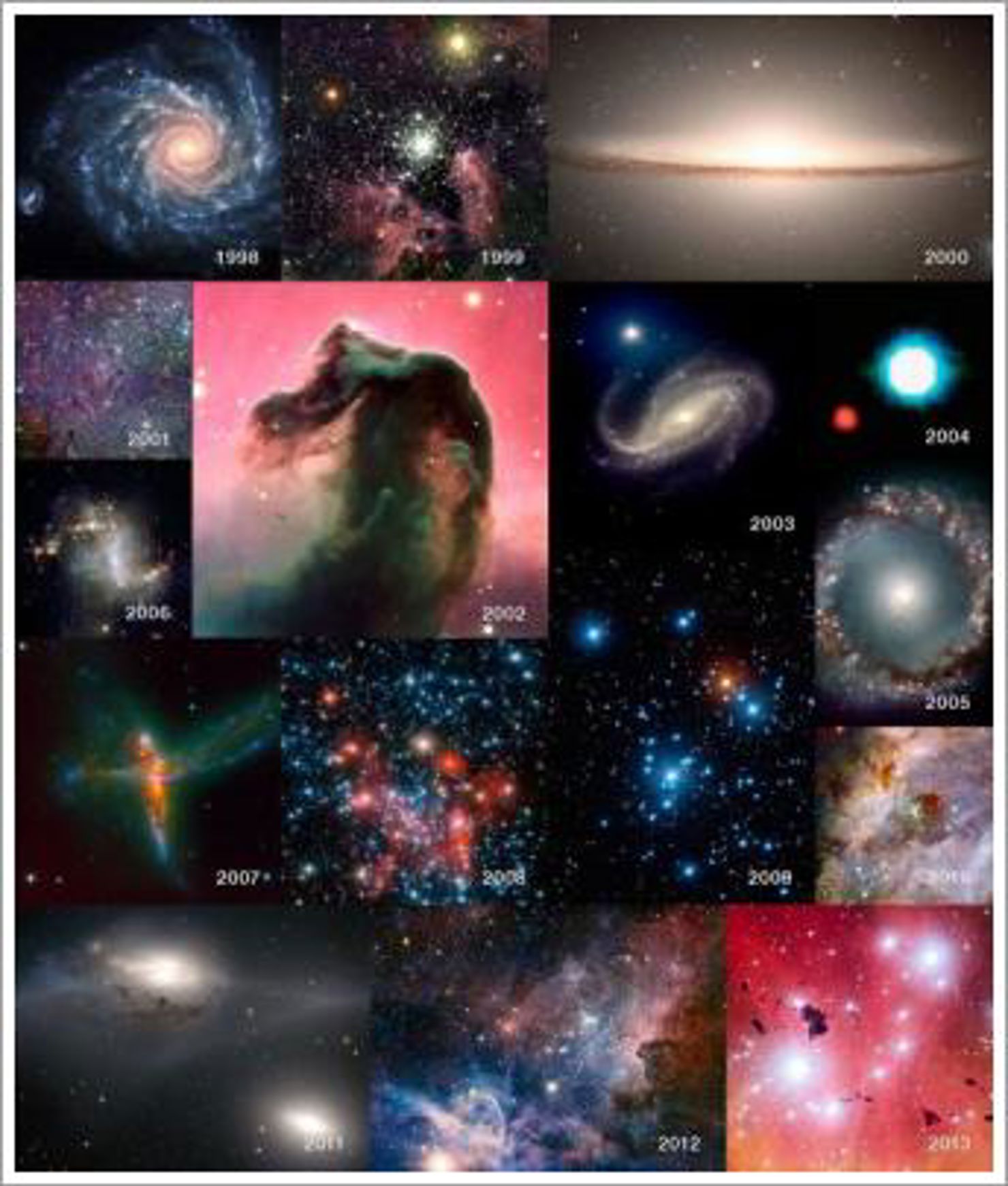 Vackra bilder som VLT har tagit under åren