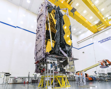 James Webb rymdteleskop packat för resa