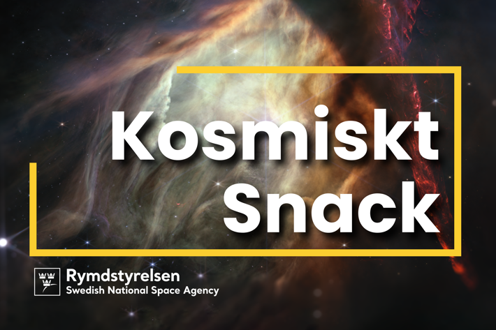 Text Kosmiskt snack över stjärnbild.