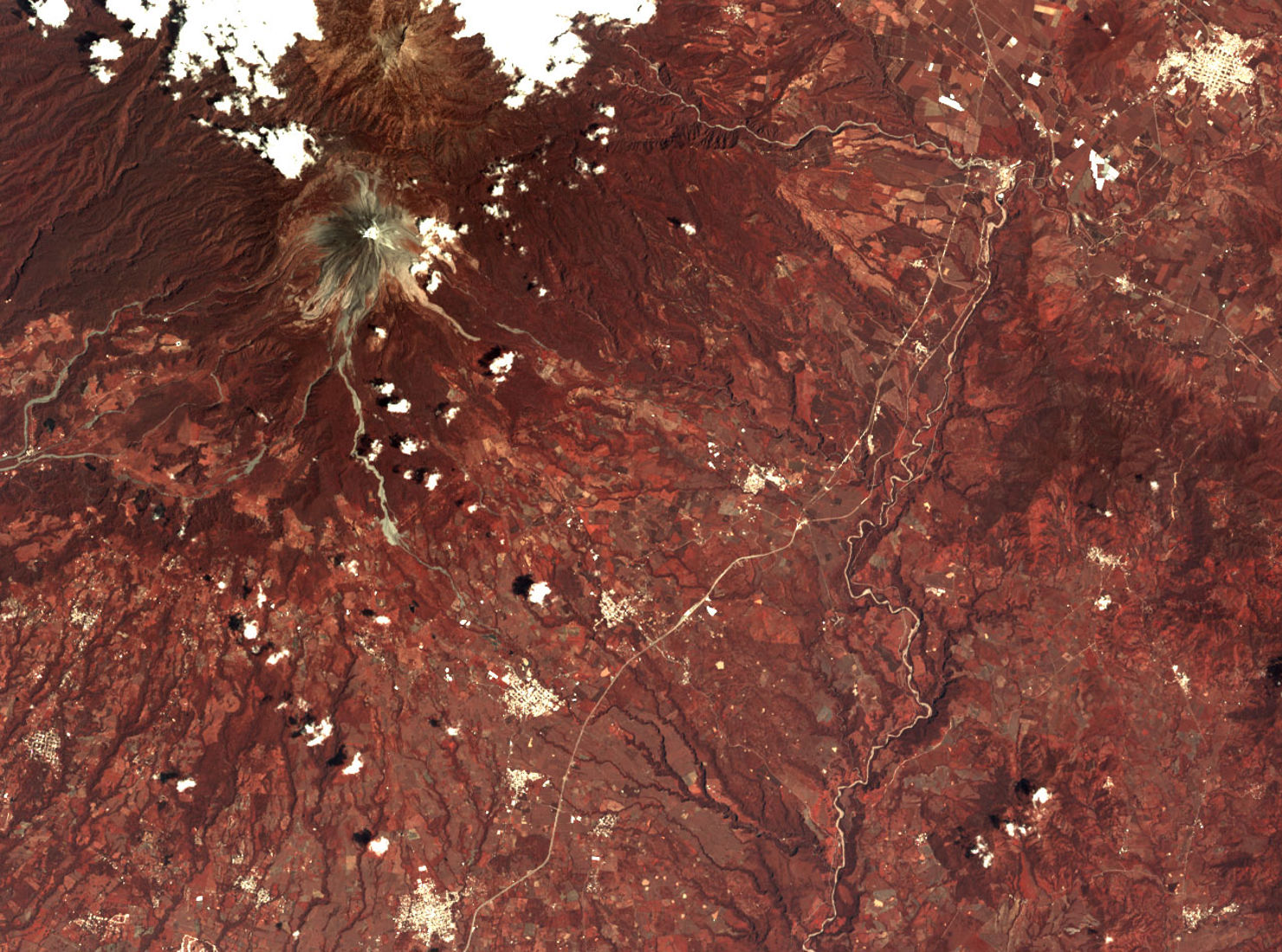 Satelliter håller koll på aktiva vulkaner