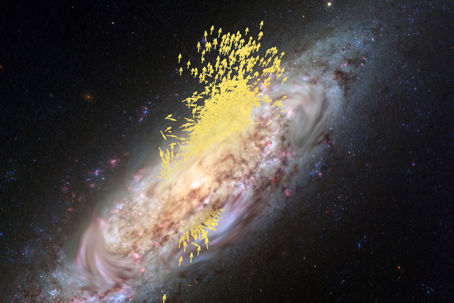 Vintergatan har inte vuxit fram som andra galaxer