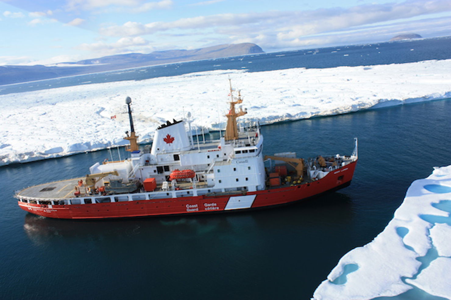 Kanada bryter isen med satelliten Sentinel-1