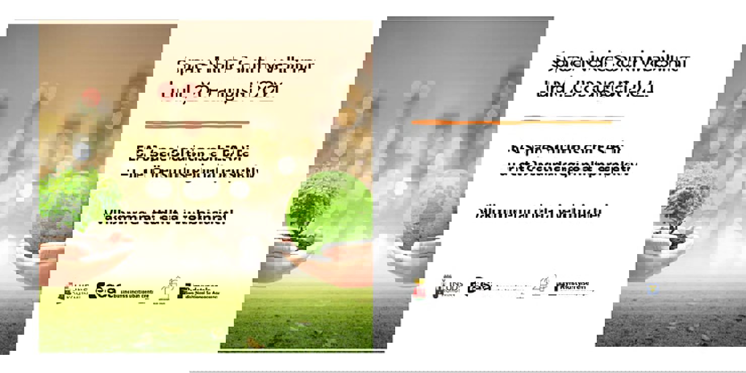 Reklamposter med samma information som i texten