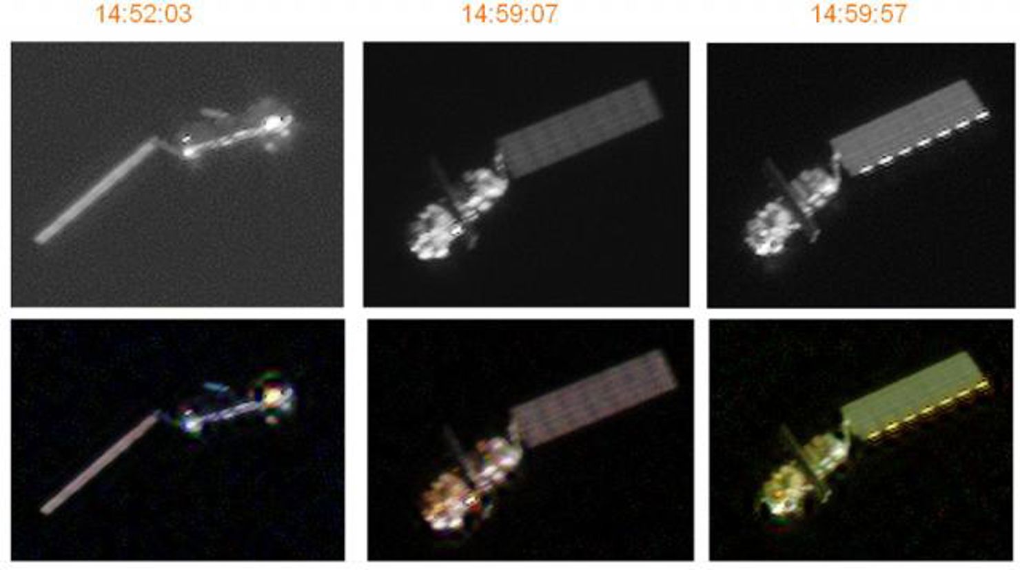 Envisat sett från annan satellit