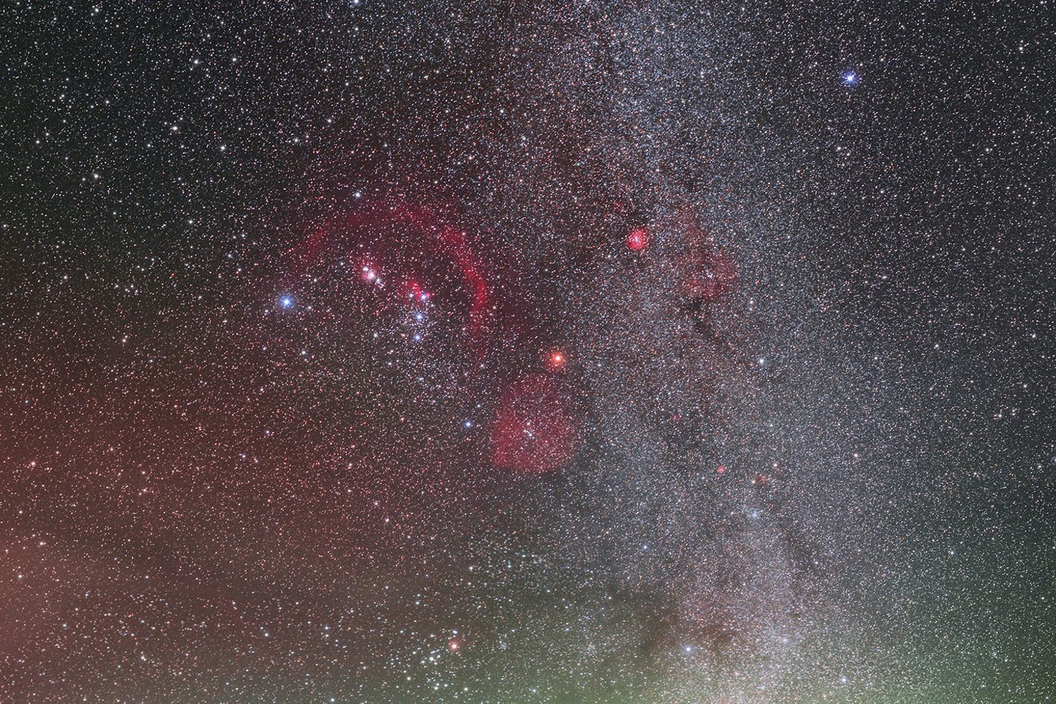 Stjärnhimmel över Atacamaöknen