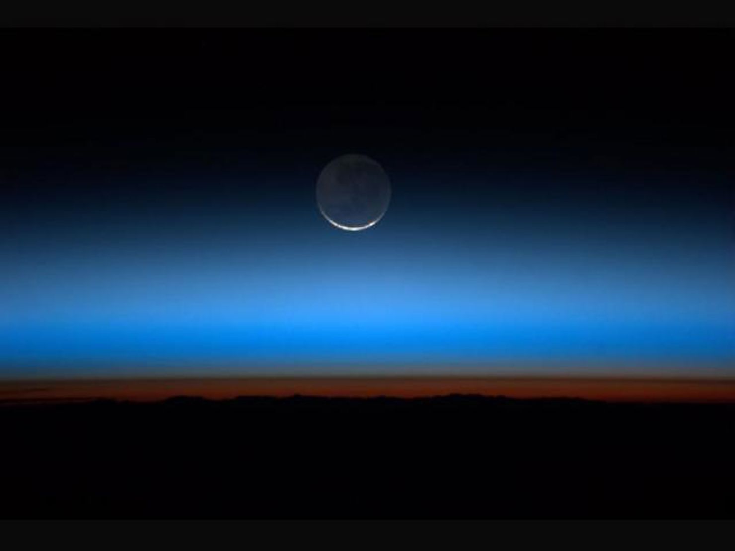 Månen sett från ISS