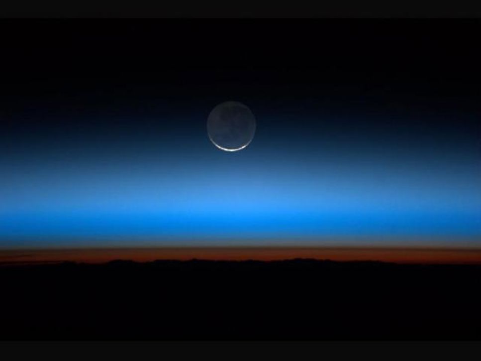 Månen sett från ISS
