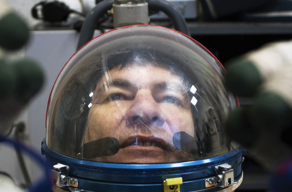  Paolo Nespoli återvände till den internationella rymdstationen 28 juli 2017 för tredje gången.