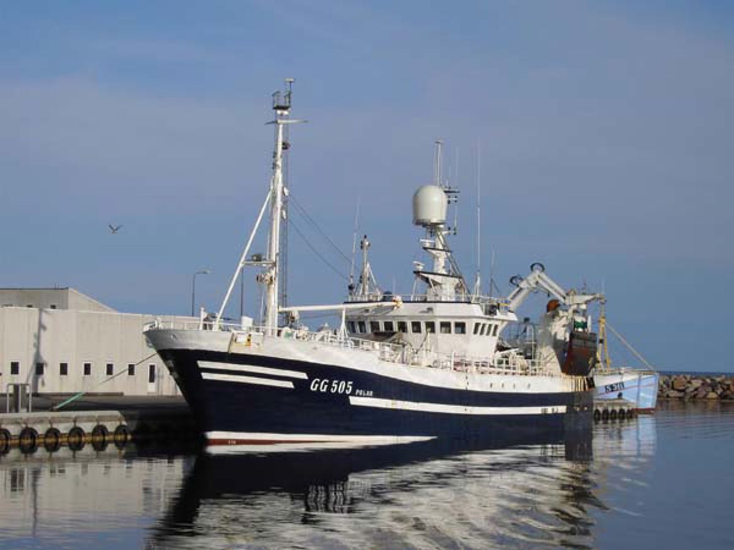 På fartyget Polar GG505 testar man vidareutveckling av C2SATs produkter. 