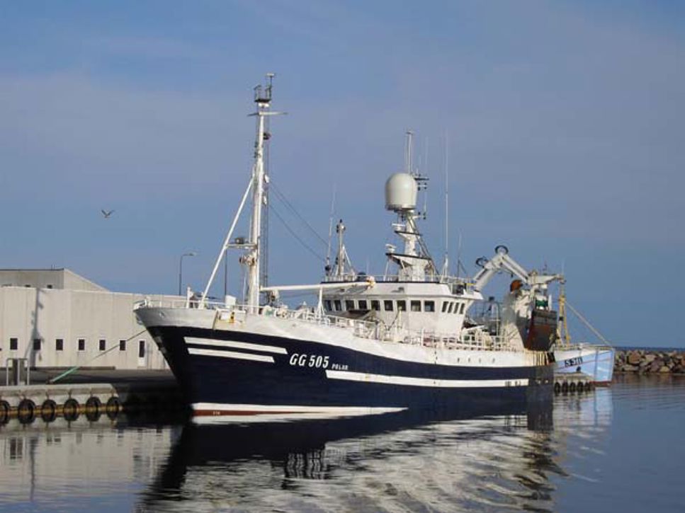 På fartyget Polar GG505 testar man vidareutveckling av C2SATs produkter. 