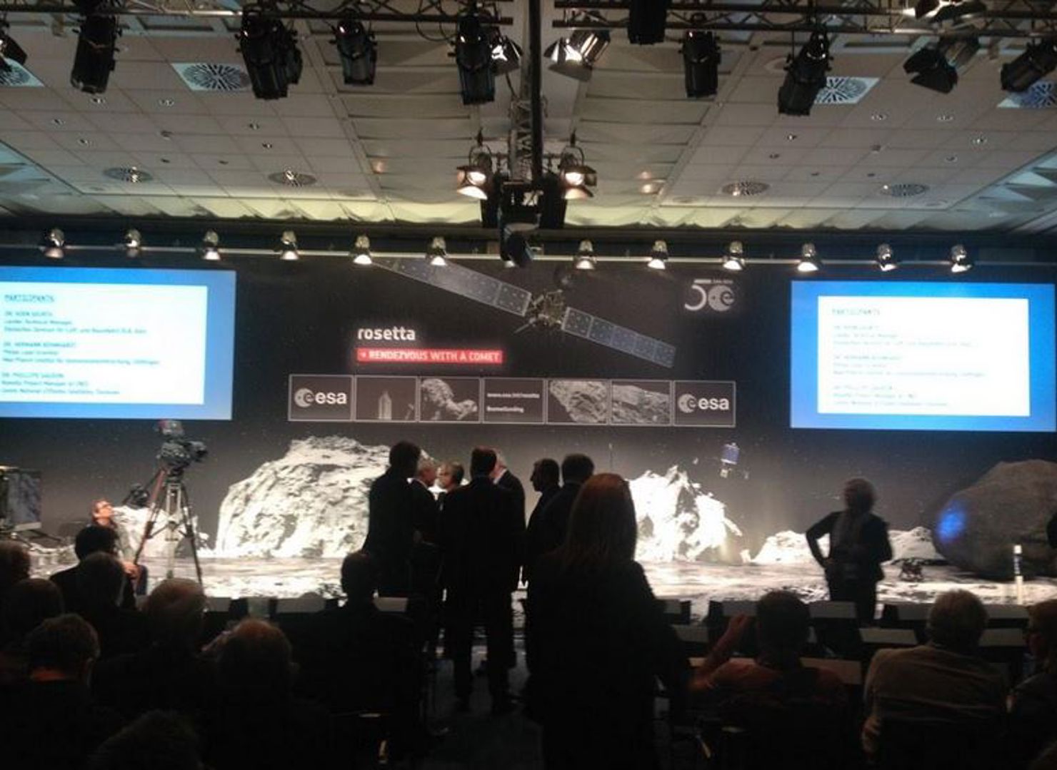 ESOC under landningen av Philae