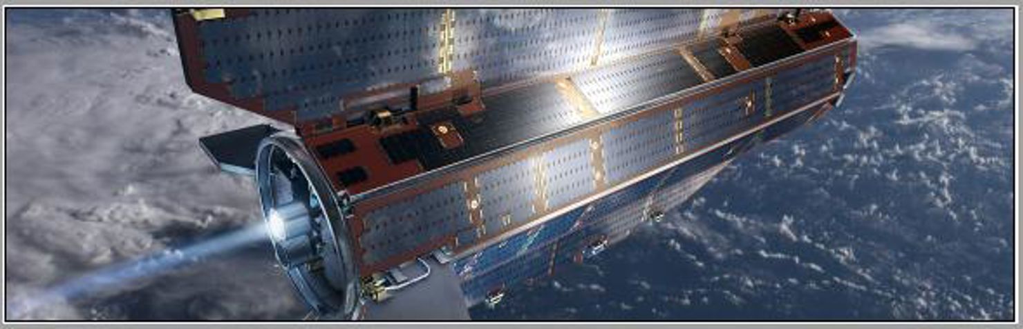 Satelliten GOCE på väg att trilla ner