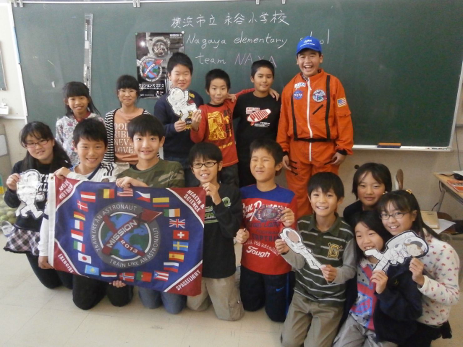 Det japanska laget som tävlade under Mission X 2013. Källa: Trainlikeanastronaut.org