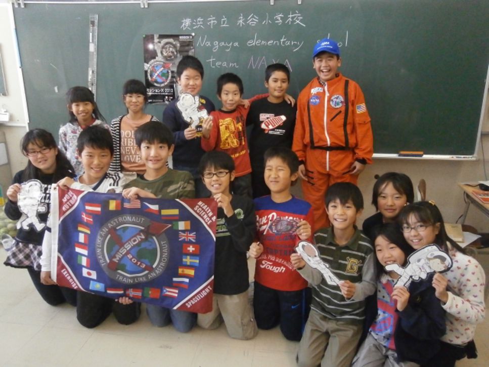 Det japanska laget som tävlade under Mission X 2013. Källa: Trainlikeanastronaut.org