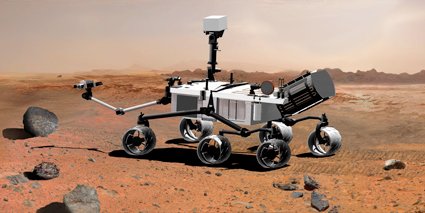 En tidig konceptskiss av curiosity.
