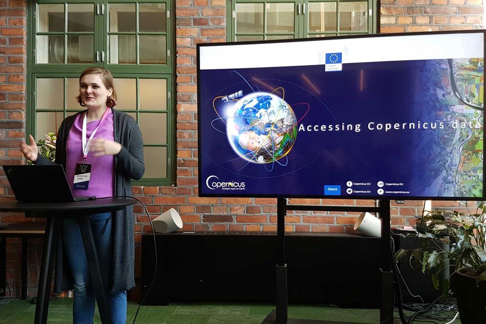 Rymdstyrelsen deltog i hackathon med Copernicusdata