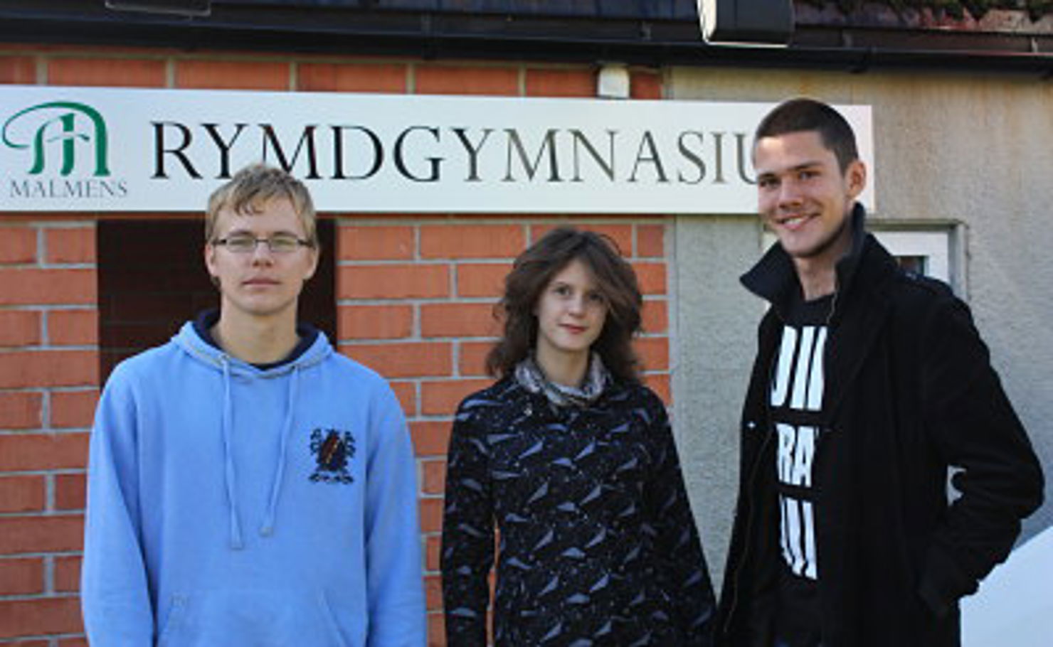 Helena (i mitten) Mikael (till höger sett från betraktaren) och Marcus (till vänster sett från betraktaren, kom trea).