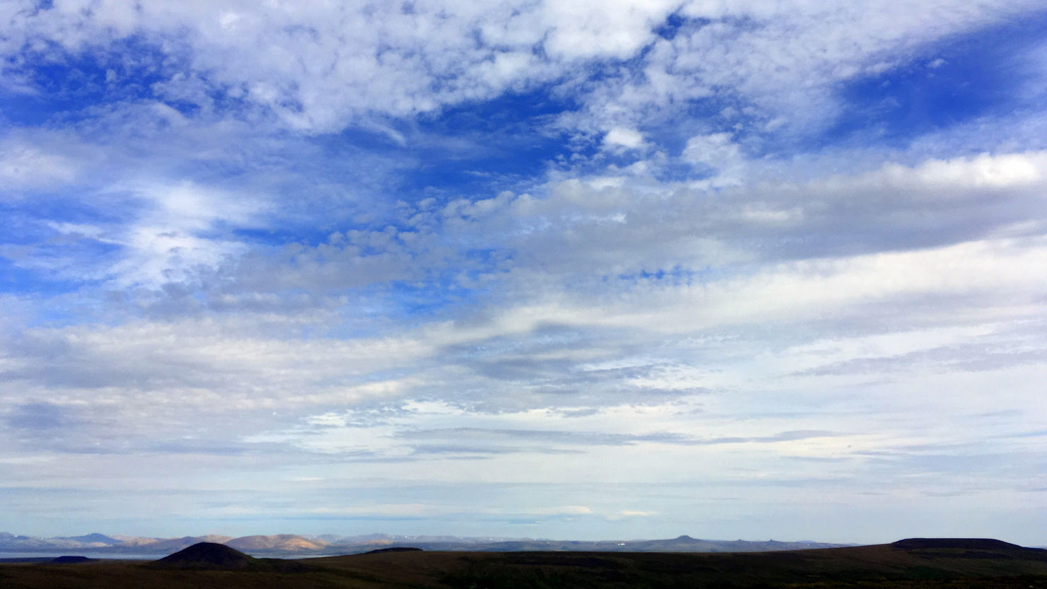 Data från Globe Observer- moln över Alaska