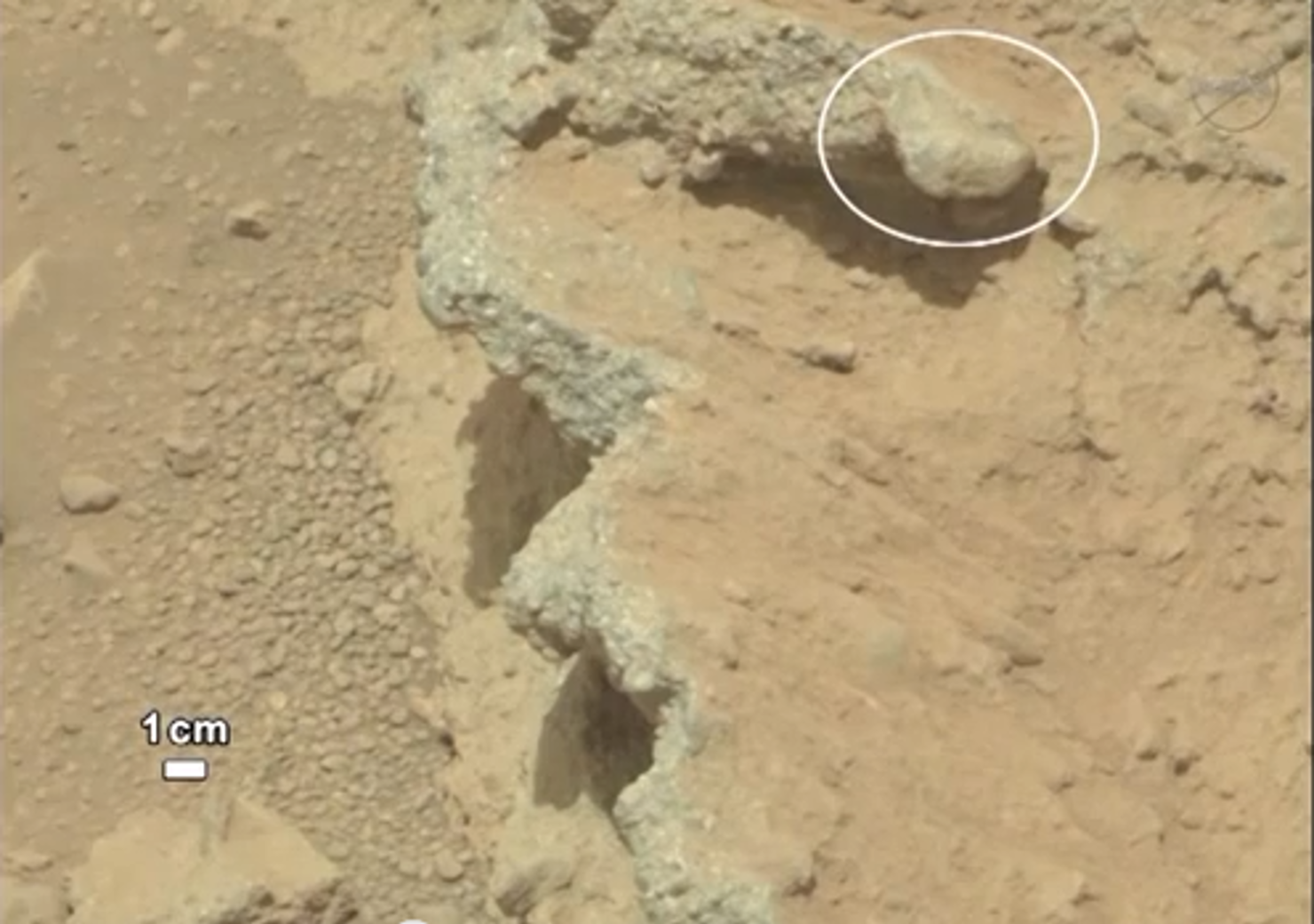 Curiosity hittar vattenbevis på Mars