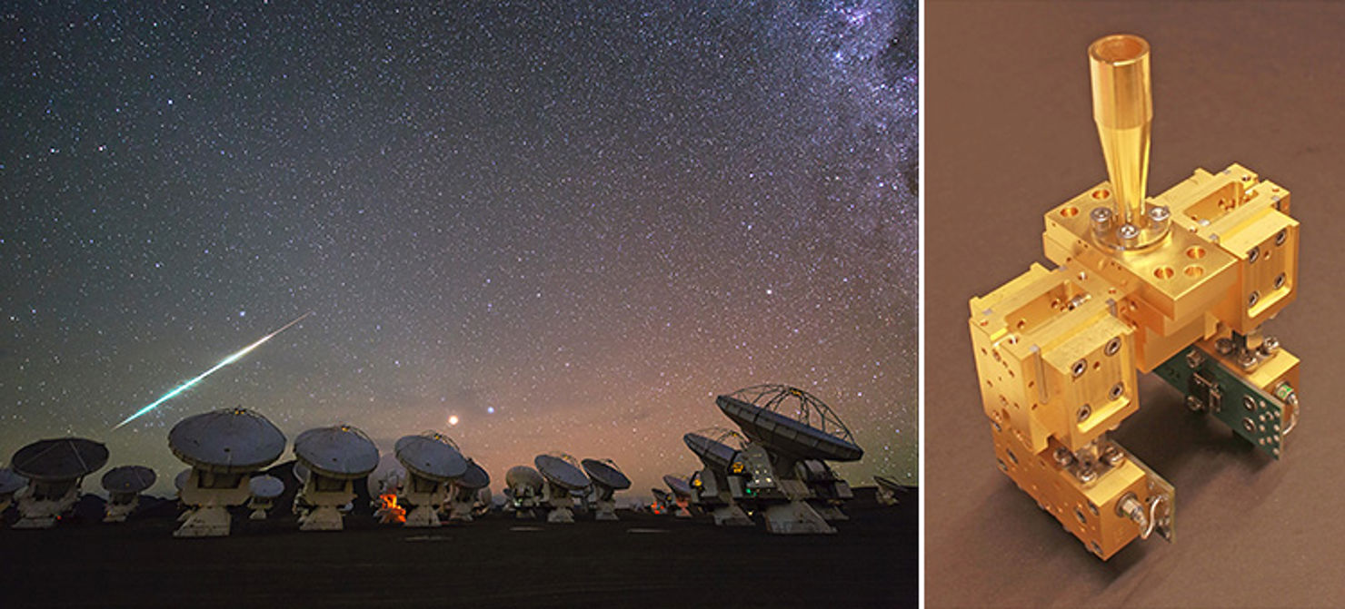 De 66 teleskopen vid ALMA har nu utrustats med mottagare från Chalmers. 
