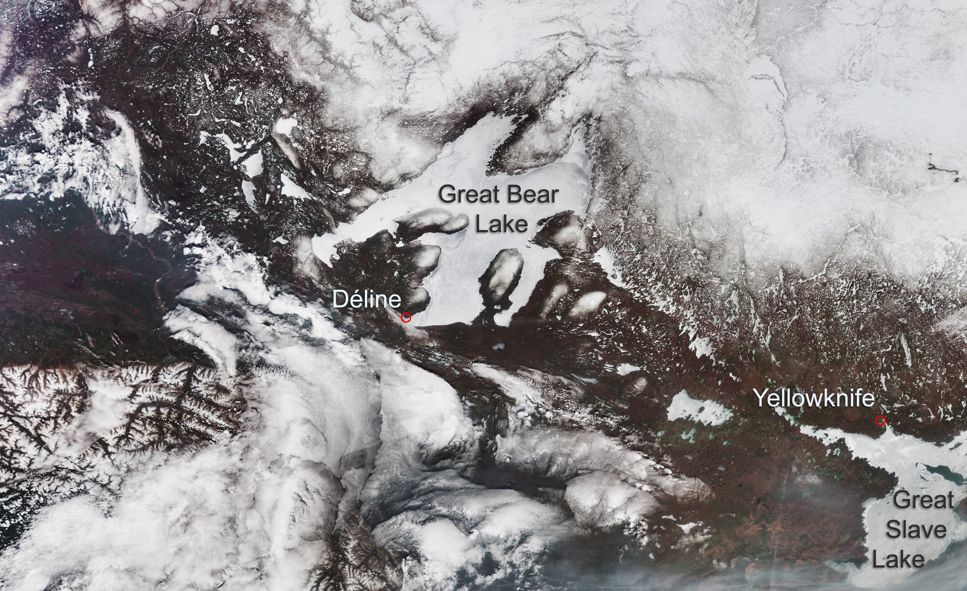 CryoSat mäter tjockleken på sjöisar