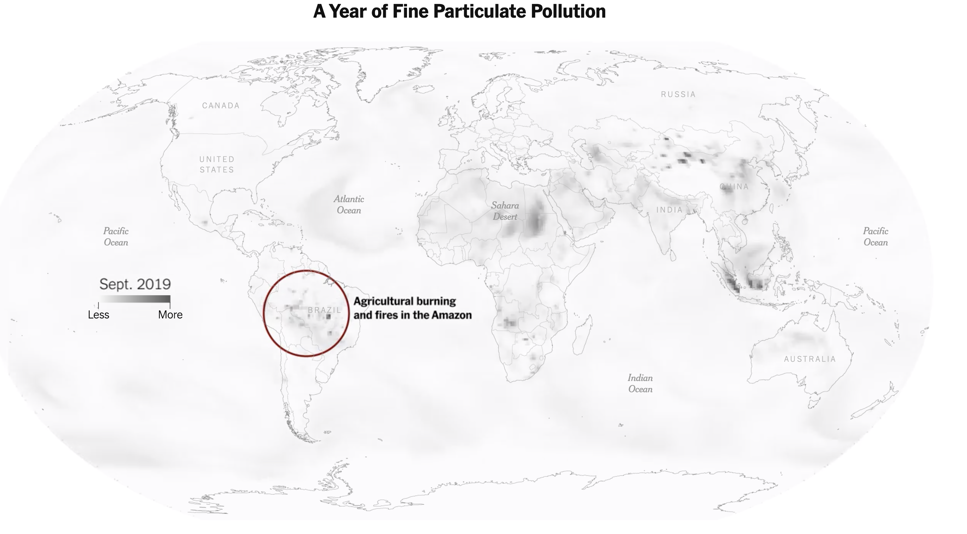 Copernicus-satelliter mäter luftföroreningar i världen