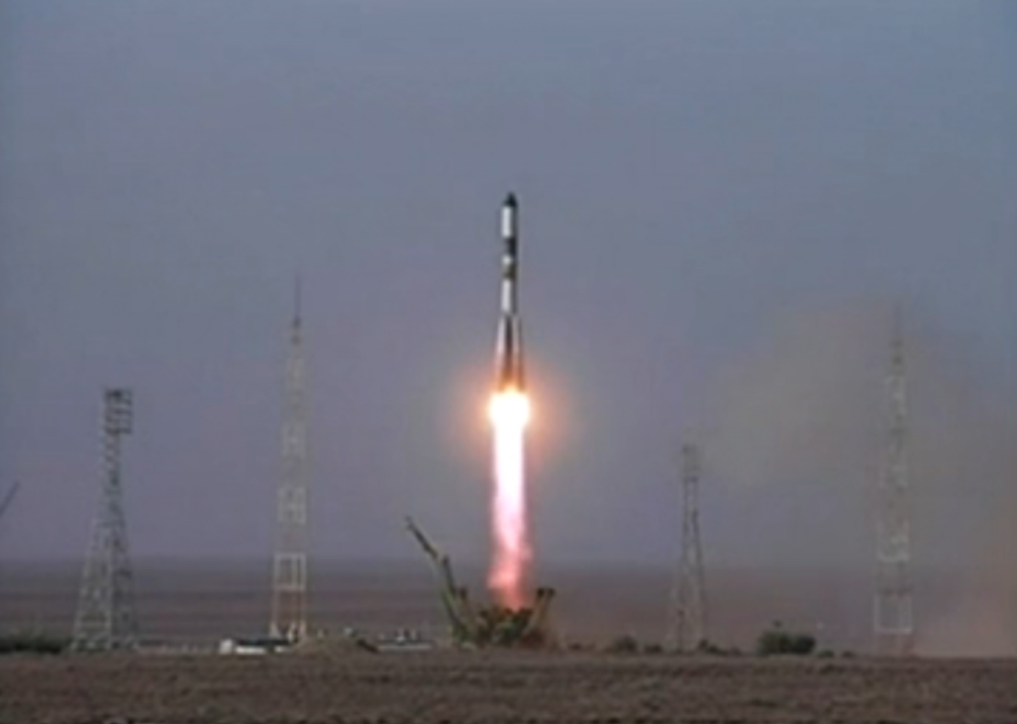 Uppsändningen från Baikonur.