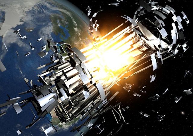 Satelliternas batterier riskerar att explodera i rymden. ESA vill nu ha hjälp att förhindra det. Källa: ESA.