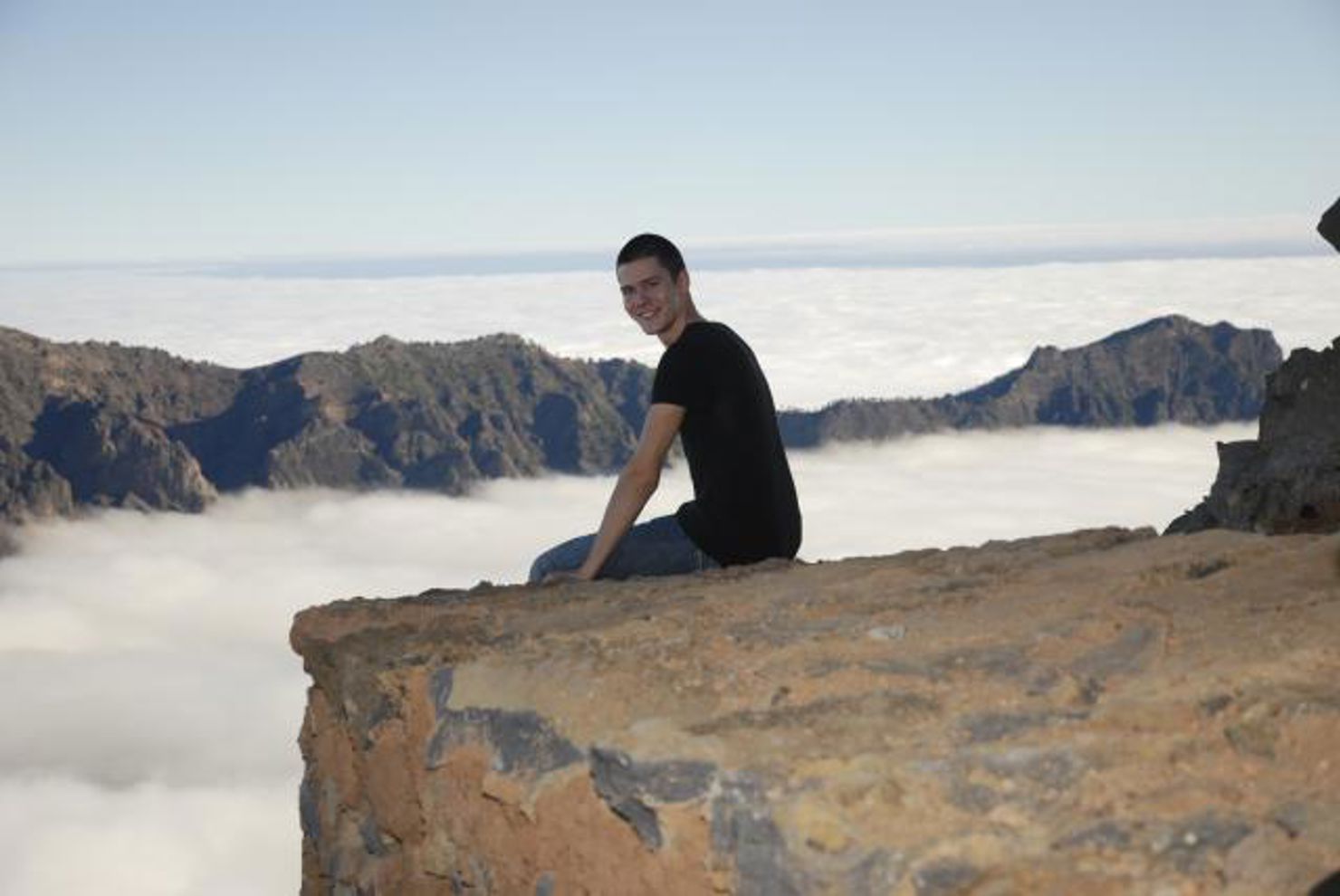 Mikael Ingemyr går tredje årskursen på Rymdgymnasiet i Kiruna. 