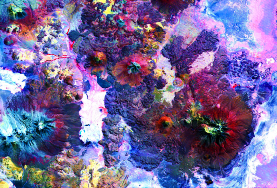 Fem fantastiska satellitbilder på jorden!