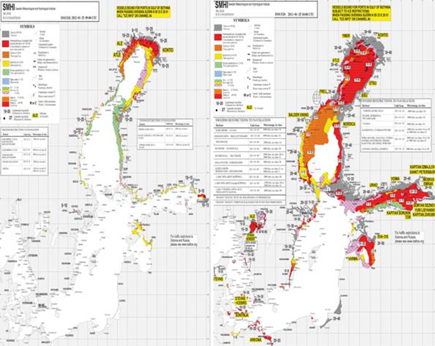 Var är vintern i år och var var den förra året?