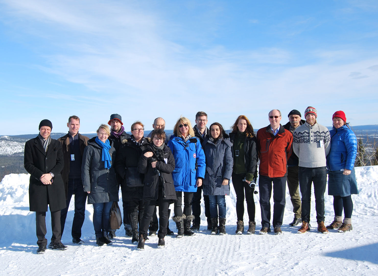 Rymdstyrelsen på studiebesök i Kiruna