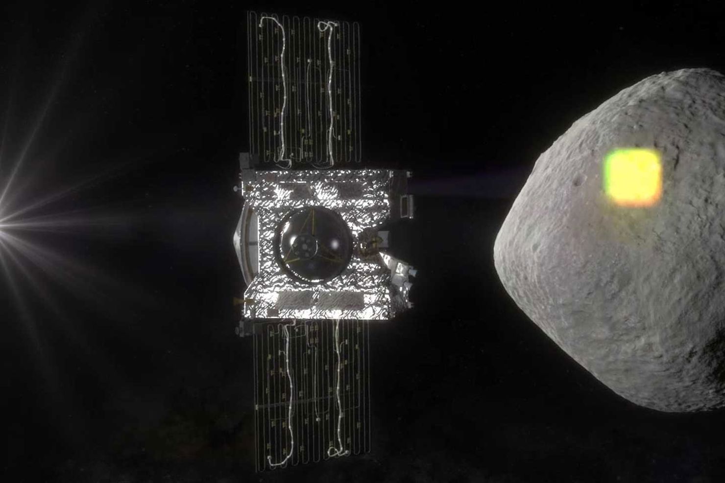 Osiris framme vid asteroiden Bennu – se livesändningen