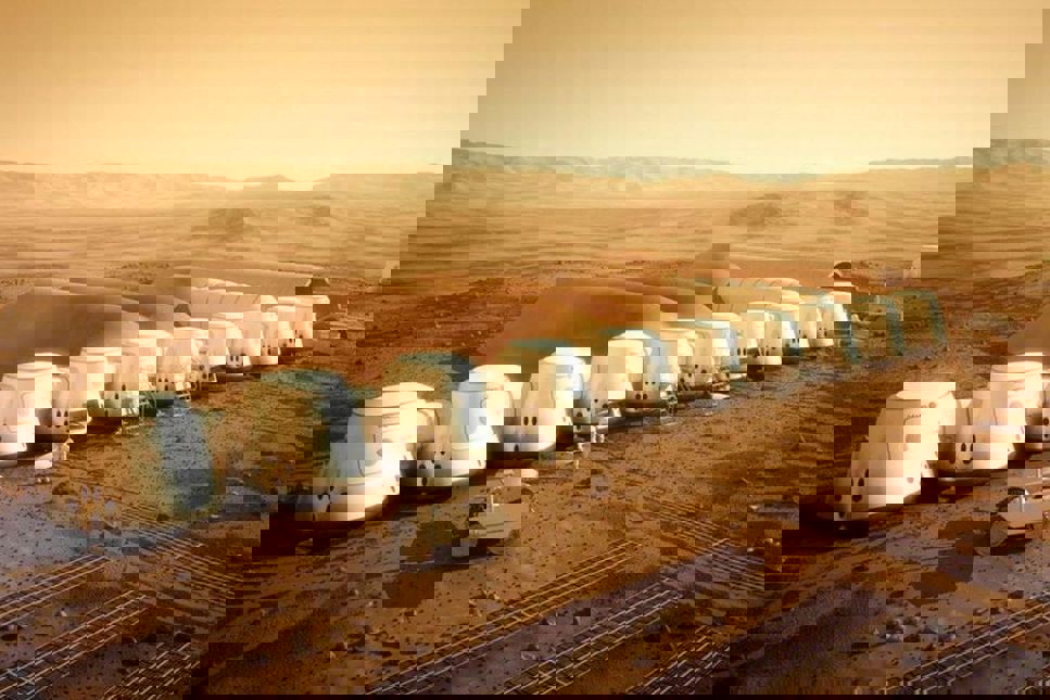 Ett gäng dokusåpadeltagare på väg till Mars?