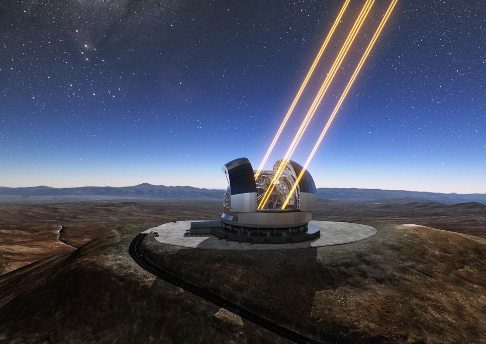 Här byggs världens största teleskop